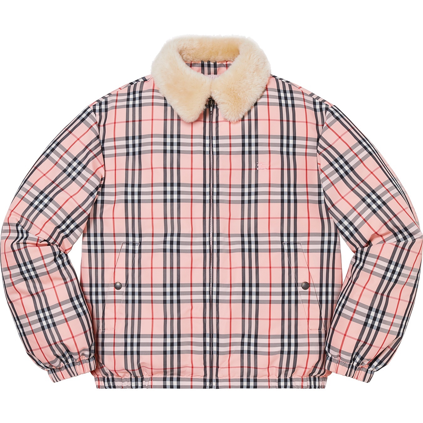 Supreme®/Burberry®Shearling Collar Down Puffer Jacket view 20